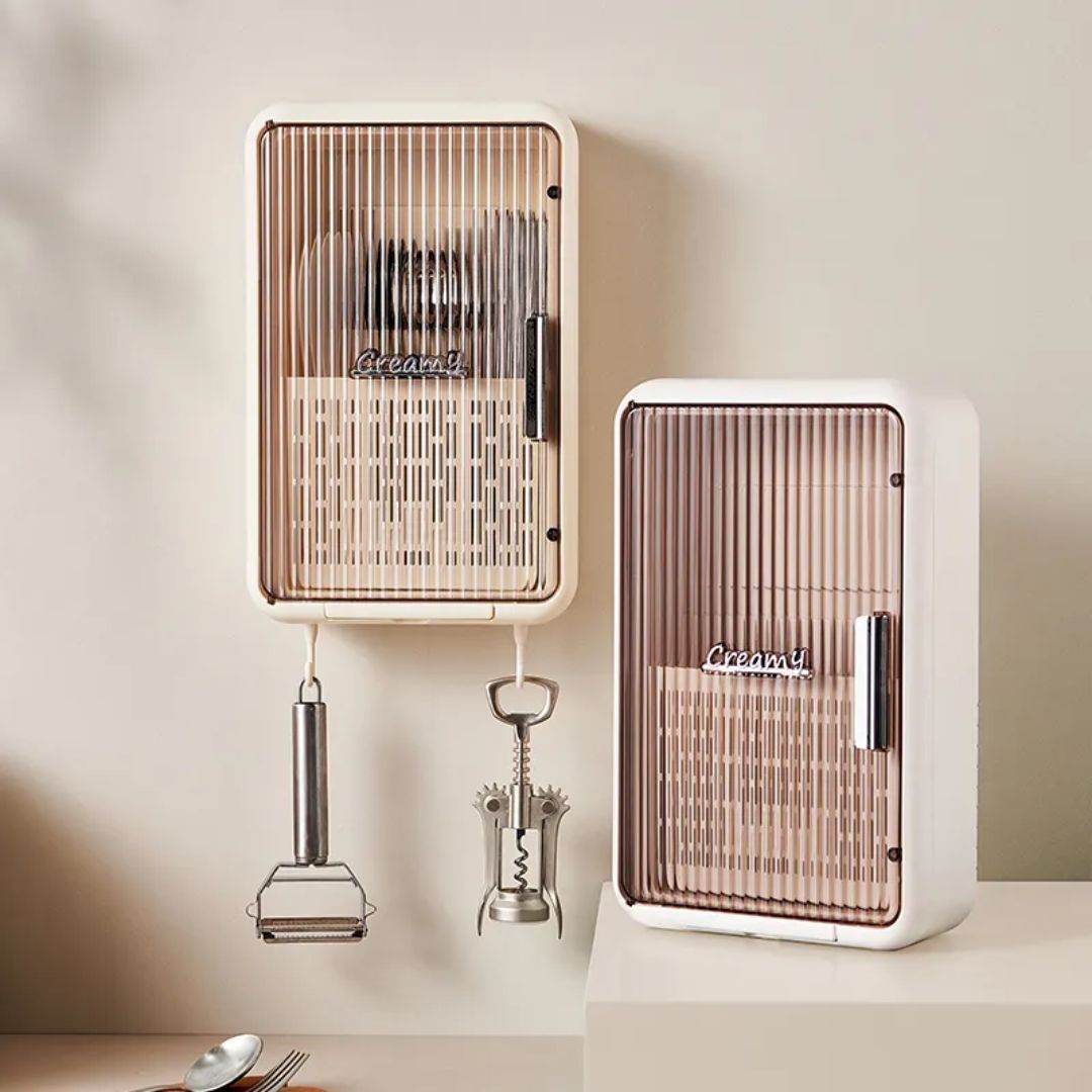 Wall Mounted Bathroom & Kitchen Utensils Organiser