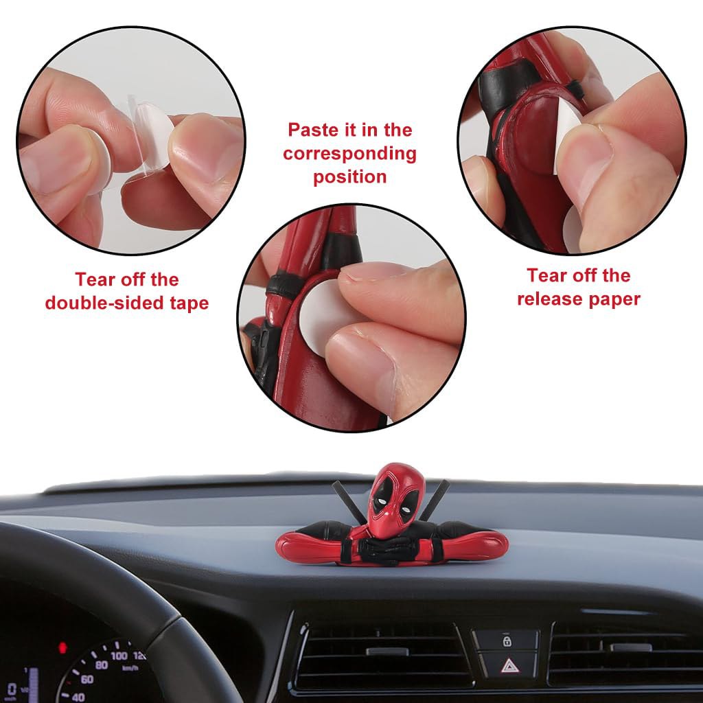 Deadpool Car Decor (Set of 3)
