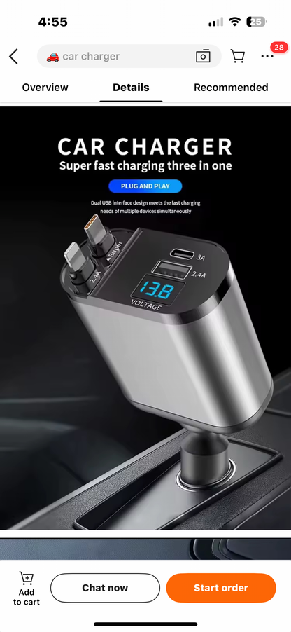 RetractCharge 20W™