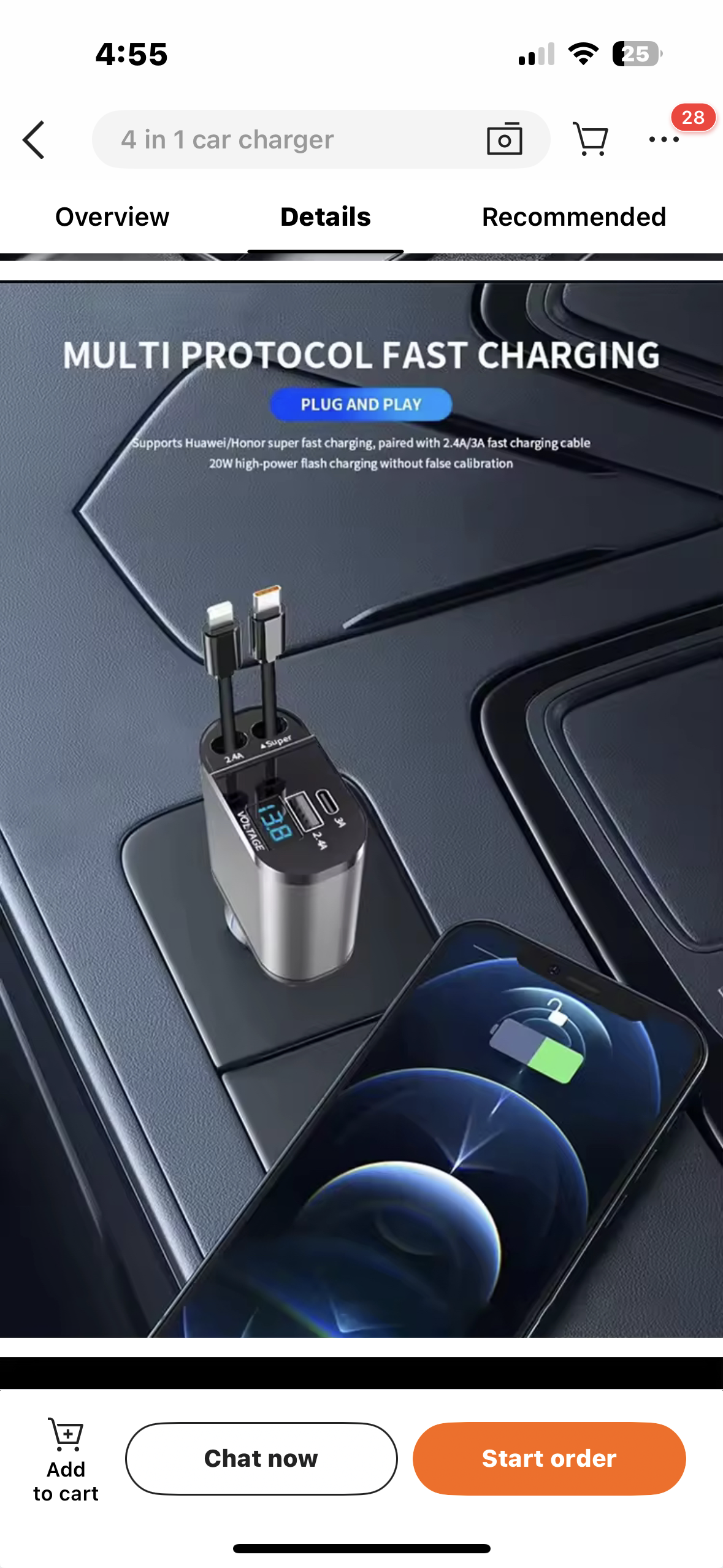 RetractCharge 20W™
