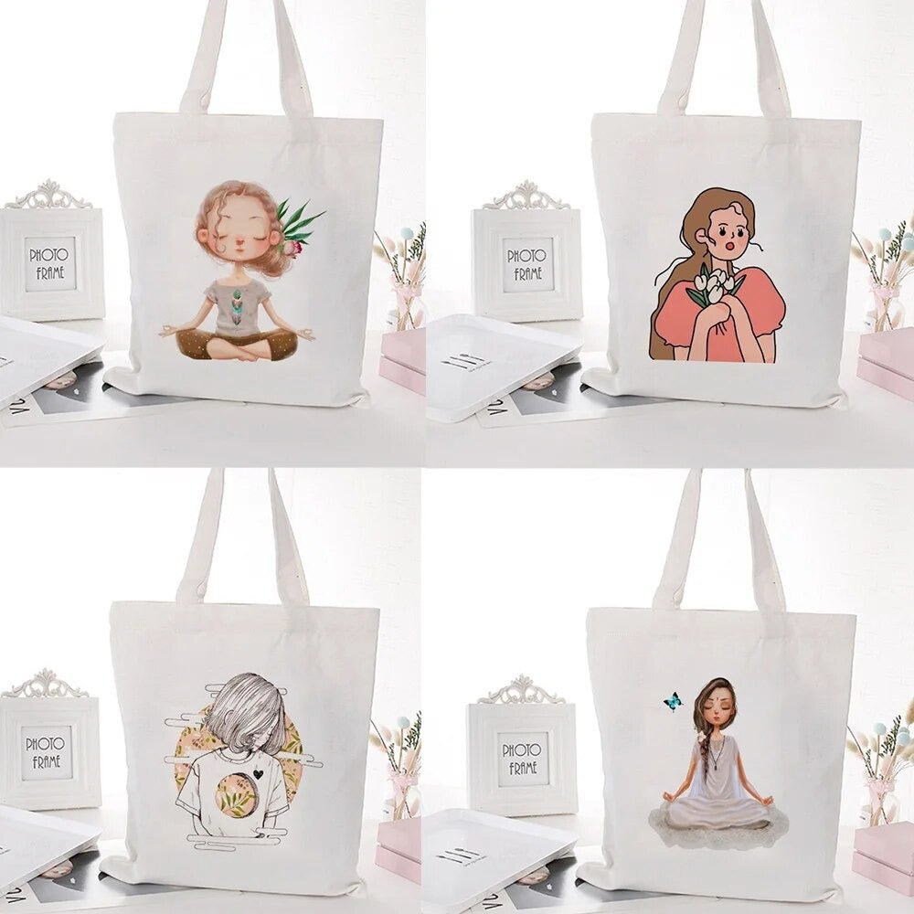 Cute Print Hand Bag (Pack of 2)