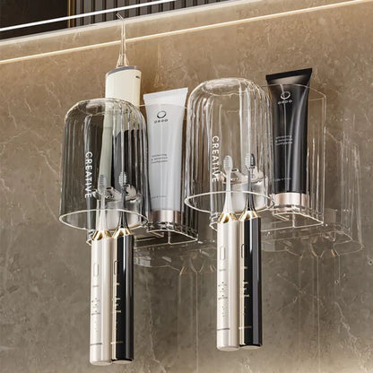 Wall Mounted Toiletry Cup Storage