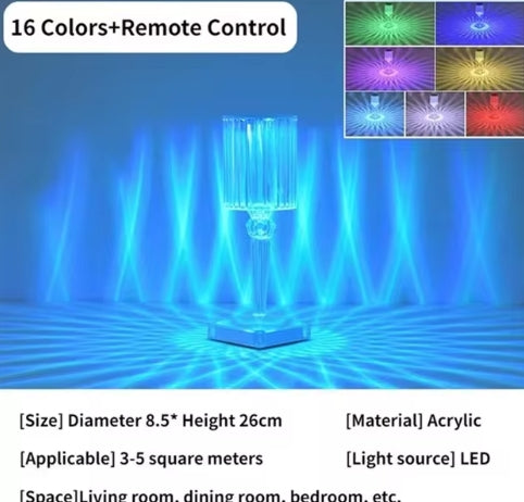 Crystal LED Lamp