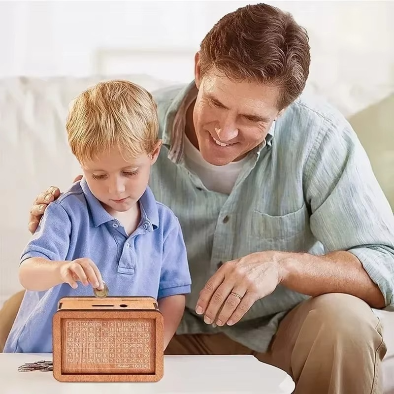 Wooden Piggy Bank